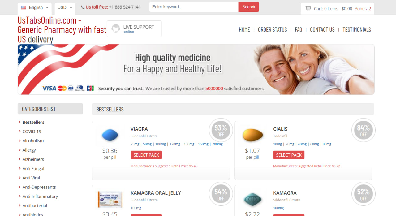 USTabs Main Screen Screenshot